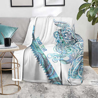 Kahui Whetu Paua shell Kowhaiwhai Taniko Personalised Blanket Taniwha Maori Tribal Style