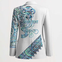Kahui Whetu Paua shell Kowhaiwhai Taniko Personalised Blazer Taniwha Maori Tribal Style LT9 - Polynesian Pride