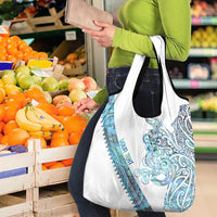 Kahui Whetu Paua shell Kowhaiwhai Taniko Personalised Grocery Bag Taniwha Maori Tribal Style LT9 - Polynesian Pride