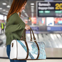 Kahui Whetu Paua shell Kowhaiwhai Taniko Personalised Travel Bag Taniwha Maori Tribal Style