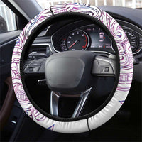 Mawhero Paua shell Kowhaiwhai Taniko Steering Wheel Cover Taniwha Maori Tribal Style LT9 - Polynesian Pride