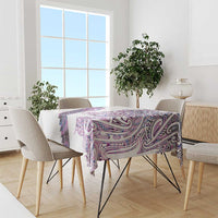 Mawhero Paua shell Kowhaiwhai Taniko Personalised Tablecloth Taniwha Maori Tribal Style LT9 - Polynesian Pride