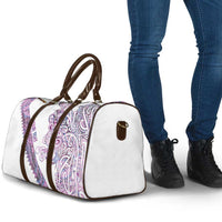 Mawhero Paua shell Kowhaiwhai Taniko Personalised Travel Bag Taniwha Maori Tribal Style