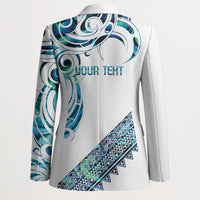 Kahui Whetu Paua shell Kowhaiwhai Taniko Personalised Blazer Turtle Tattoo Maori Tribal Style LT9 - Polynesian Pride