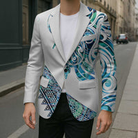 Kahui Whetu Paua shell Kowhaiwhai Taniko Personalised Blazer Turtle Tattoo Maori Tribal Style LT9 - Polynesian Pride