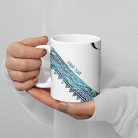 Kahui Whetu Paua shell Kowhaiwhai Taniko Personalised Ceramic Mug Turtle Tattoo Maori Tribal Style LT9 - Polynesian Pride