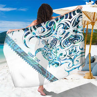 Kahui Whetu Paua shell Kowhaiwhai Taniko Personalised Sarong Turtle Tattoo Maori Tribal Style LT9 One Size 44 x 66 inches Blue - Polynesian Pride