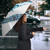 Kahui Whetu Paua shell Kowhaiwhai Taniko Personalised Umbrella Turtle Tattoo Maori Tribal Style