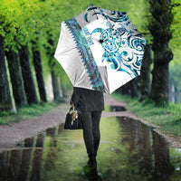 Kahui Whetu Paua shell Kowhaiwhai Taniko Personalised Umbrella Turtle Tattoo Maori Tribal Style