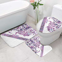 Mawhero Paua shell Kowhaiwhai Taniko Personalised Bathroom Set Turtle Tattoo Maori Tribal Style LT9 - Polynesian Pride