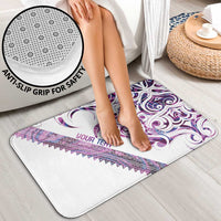 Mawhero Paua shell Kowhaiwhai Taniko Personalised Bathroom Set Turtle Tattoo Maori Tribal Style LT9 - Polynesian Pride