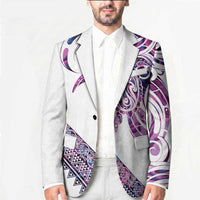 Mawhero Paua shell Kowhaiwhai Taniko Personalised Blazer Turtle Tattoo Maori Tribal Style LT9 - Polynesian Pride