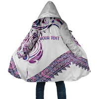 Mawhero Paua shell Kowhaiwhai Taniko Personalised Cloak Turtle Tattoo Maori Tribal Style LT9 Unisex Pink - Polynesian Pride
