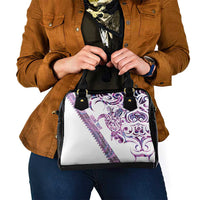 Mawhero Paua shell Kowhaiwhai Taniko Personalised Shoulder Handbag Turtle Tattoo Maori Tribal Style LT9 - Polynesian Pride