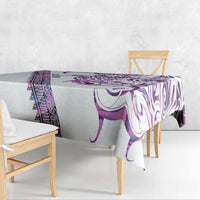 Mawhero Paua shell Kowhaiwhai Taniko Personalised Tablecloth Turtle Tattoo Maori Tribal Style LT9 - Polynesian Pride