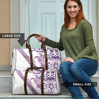 Mawhero Paua shell Kowhaiwhai Taniko Personalised Travel Bag Turtle Tattoo Maori Tribal Style