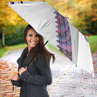 Mawhero Paua shell Kowhaiwhai Taniko Personalised Umbrella Turtle Tattoo Maori Tribal Style