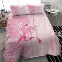 Breast Cancer Awareness Bedding Set Maile Pikake Lokelani Crown Flower Lei Inspired LT9 - Polynesian Pride