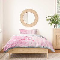 Breast Cancer Awareness Bedding Set Maile Pikake Lokelani Crown Flower Lei Inspired LT9 - Polynesian Pride