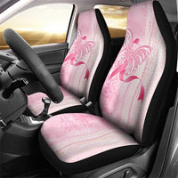 Breast Cancer Awareness Car Seat Cover Maile Pikake Lokelani Crown Flower Lei Inspired LT9 - Polynesian Pride