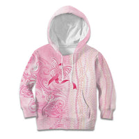Breast Cancer Awareness Kid Hoodie Maile Pikake Lokelani Crown Flower Lei Inspired LT9 Hoodie Pink - Polynesian Pride
