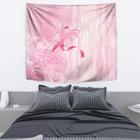 Breast Cancer Awareness Tapestry Maile Pikake Lokelani Crown Flower Lei Inspired LT9 - Polynesian Pride
