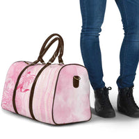 Breast Cancer Awareness Travel Bag Maile Pikake Lokelani Crown Flower Lei Inspired LT9 - Polynesian Pride