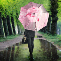 Breast Cancer Awareness Umbrella Maile Pikake Lokelani Crown Flower Lei Inspired LT9 - Polynesian Pride