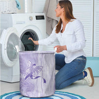 Epilepsy Awareness Laundry Basket Maile Pikake Lokelani Crown Flower Lei Inspired LT9 - Polynesian Pride