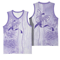 Epilepsy Awareness Basketball Jersey Maile Pikake Lokelani Crown Flower Lei Inspired LT9 - Polynesian Pride
