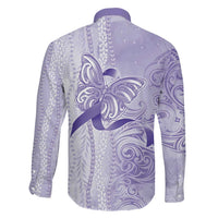 Epilepsy Awareness Family Matching Puletasi and Hawaiian Shirt Maile Pikake Lokelani Crown Flower Lei Inspired