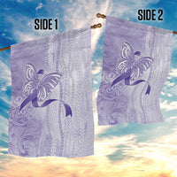 Epilepsy Awareness Garden Flag Maile Pikake Lokelani Crown Flower Lei Inspired LT9 - Polynesian Pride