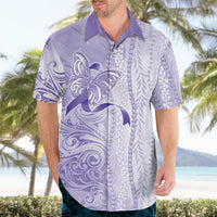 Epilepsy Awareness Hawaiian Shirt Maile Pikake Lokelani Crown Flower Lei Inspired LT9 - Polynesian Pride