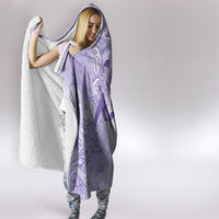 Epilepsy Awareness Hooded Blanket Maile Pikake Lokelani Crown Flower Lei Inspired LT9 - Polynesian Pride