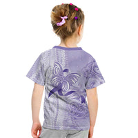 Epilepsy Awareness Kid T Shirt Maile Pikake Lokelani Crown Flower Lei Inspired LT9 - Polynesian Pride