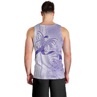 Epilepsy Awareness Men Tank Top Maile Pikake Lokelani Crown Flower Lei Inspired LT9 - Polynesian Pride