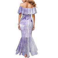 Epilepsy Awareness Mermaid Dress Maile Pikake Lokelani Crown Flower Lei Inspired LT9 - Polynesian Pride