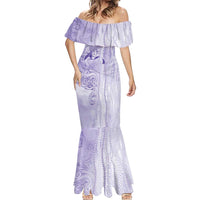 Epilepsy Awareness Mermaid Dress Maile Pikake Lokelani Crown Flower Lei Inspired LT9 - Polynesian Pride