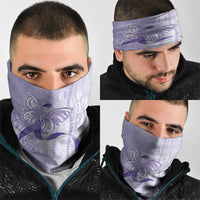 Epilepsy Awareness Neck Gaiter Maile Pikake Lokelani Crown Flower Lei Inspired LT9 - Polynesian Pride