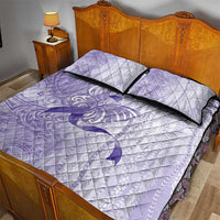 Epilepsy Awareness Quilt Bed Set Maile Pikake Lokelani Crown Flower Lei Inspired LT9 - Polynesian Pride