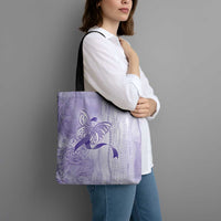 Epilepsy Awareness Tote Bag Maile Pikake Lokelani Crown Flower Lei Inspired LT9 - Polynesian Pride