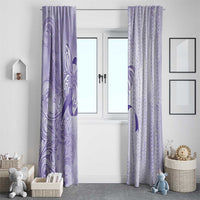 Epilepsy Awareness Window Curtain Maile Pikake Lokelani Crown Flower Lei Inspired LT9 - Polynesian Pride