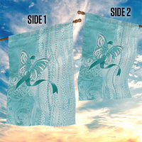 PTSD Awareness Garden Flag Maile Pikake Lokelani Crown Flower Lei Inspired LT9 - Polynesian Pride