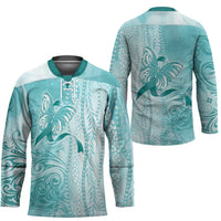PTSD Awareness Hockey Jersey Maile Pikake Lokelani Crown Flower Lei Inspired LT9 - Polynesian Pride