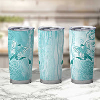 PTSD Awareness Tumbler Cup Maile Pikake Lokelani Crown Flower Lei Inspired LT9 - Polynesian Pride
