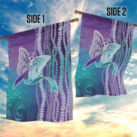 Suicide Prevention Awareness Garden Flag Maile Pikake Lokelani Crown Flower Lei Inspired LT9 - Polynesian Pride