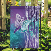 Suicide Prevention Awareness Garden Flag Maile Pikake Lokelani Crown Flower Lei Inspired LT9 Garden Flag Multicolor - Polynesian Pride