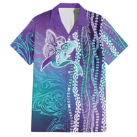 Suicide Prevention Awareness Hawaiian Shirt Maile Pikake Lokelani Crown Flower Lei Inspired LT9 Multicolor - Polynesian Pride