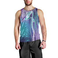 Suicide Prevention Awareness Men Tank Top Maile Pikake Lokelani Crown Flower Lei Inspired LT9 - Polynesian Pride