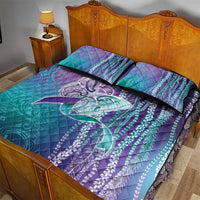 Suicide Prevention Awareness Quilt Bed Set Maile Pikake Lokelani Crown Flower Lei Inspired LT9 - Polynesian Pride